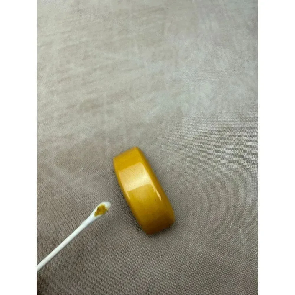 Vintage Bakelite Butterscotch Hair Clip READ